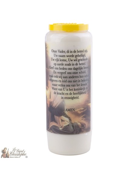 Bougies Neuvaines Jésus  - prière néerlandais