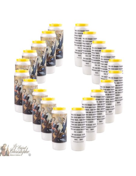 Candles Novena - White - "Archangel Saint Michael" (French)