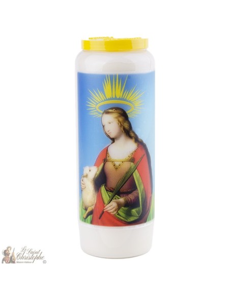 Candles Novena - White - "Archangel Saint Michael" (French)