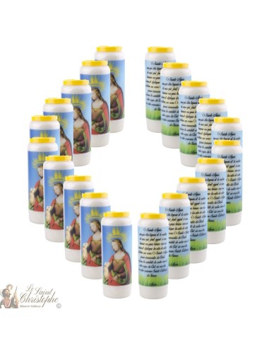 Candles Novena - White - "Archangel Saint Michael" (French)