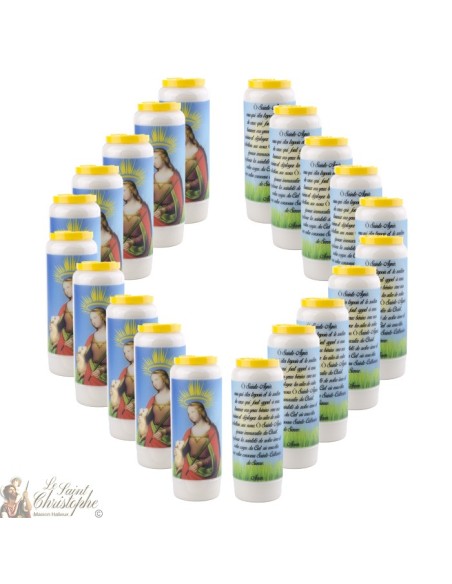 Candles Novena - White - "Archangel Saint Michael" (French)