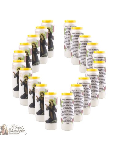 Candles Novena - White - "Archangel Saint Michael" (French)