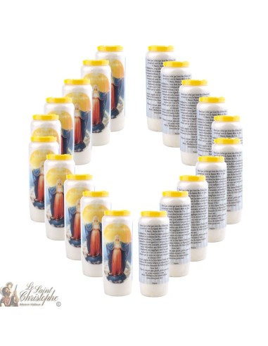 Candles Novena - White - "Archangel Saint Michael" (French)