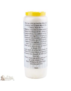 Candles Novena - White - "Archangel Saint Michael" (French) 2
