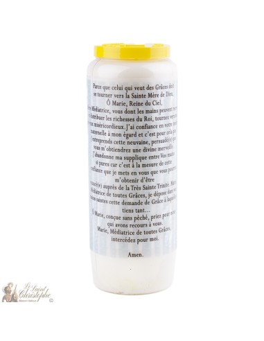 Candles Novena - White - "Archangel Saint Michael" (French)