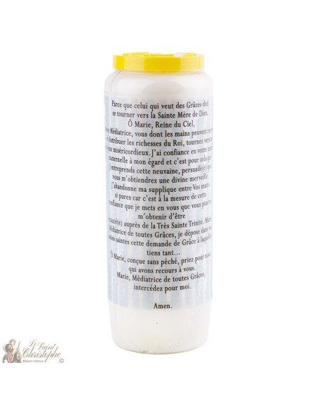 Candles Novena - White - "Archangel Saint Michael" (French)