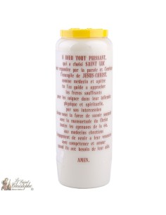 Bougies Neuvaines - Blanches à Saint Luc - prière Français 2