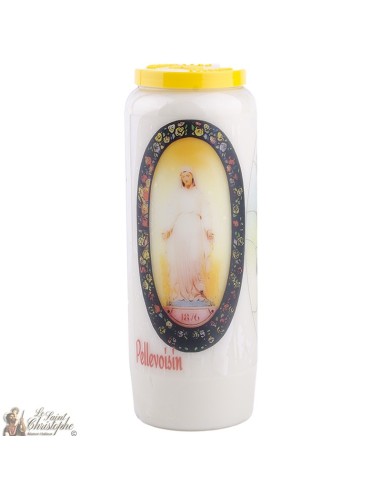 Candles Novena - White - "Mother of Mercy Pellevoisin" (French)
