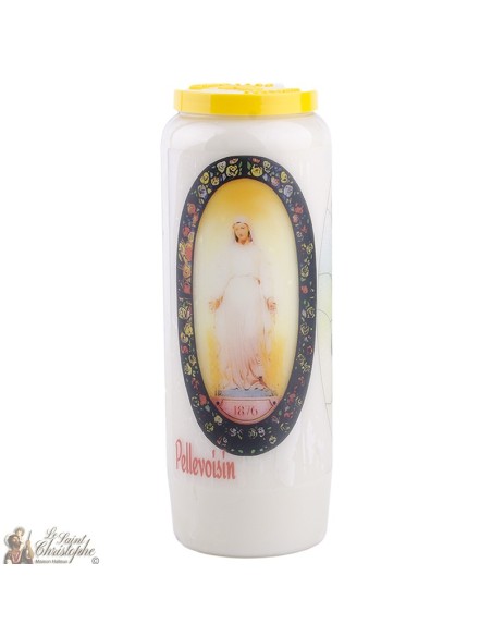 Candles Novena - White - "Mother of Mercy Pellevoisin" (French)