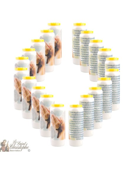 Candles Novena - White - "Archangel Saint Michael" (French)