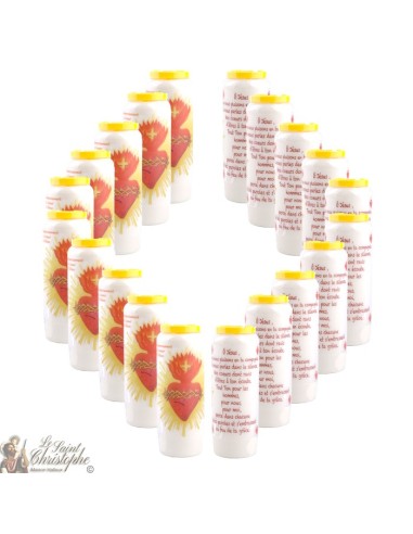 Candles Novena - White - "Archangel Saint Michael" (French)