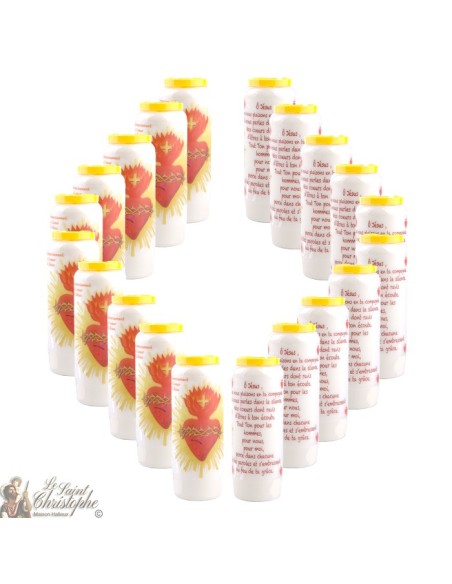 Candles Novena - White - "Archangel Saint Michael" (French)