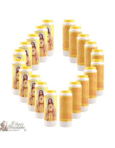 Candles Novena - White - "Archangel Saint Michael" (French)