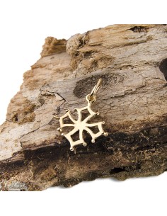 Croix Occintane plaqué or 11 mm 2