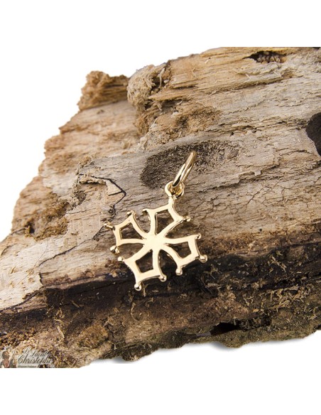 Croix Occintane plaqué or 11 mm