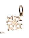 Croix Occintane plaqué or 11 mm