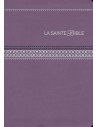 La Sainte Bible - Segond 1910 - Simili cuir mauve 