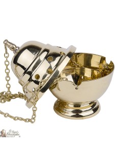 Räuchergefäß mit Kette Kupfer 2