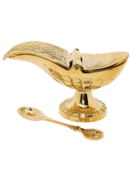  Shuttle incense container - Copper