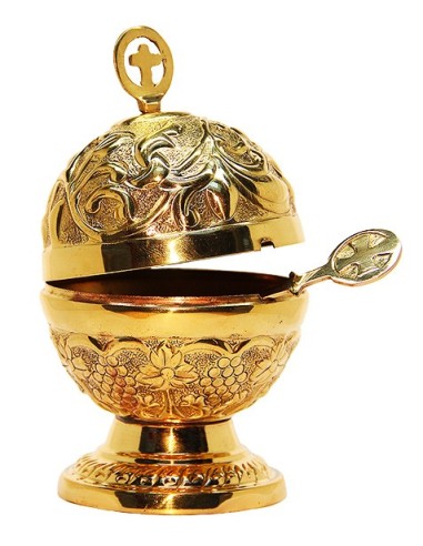  Shuttle incense container - Copper