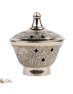 Censer carved copper flowers