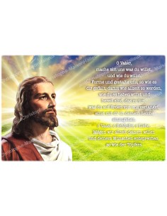 Adesivo tedesco con la preghiera - Padre, io credo in te