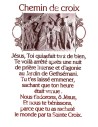 Autocollants Rectangulaires - "Chemin de croix" - 8 pièces - Français