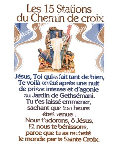 Autocollants Rectangulaires de la Vierge de Banneux 8 pièces