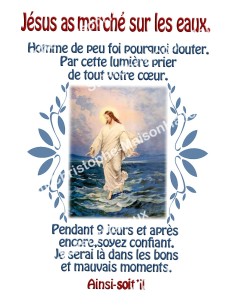 Autocollants Rectangulaires de la Vierge de Banneux 8 pièces