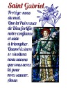 Autocollants Rectangulaires - "Saint Gabriel" - 8 pièces - Français