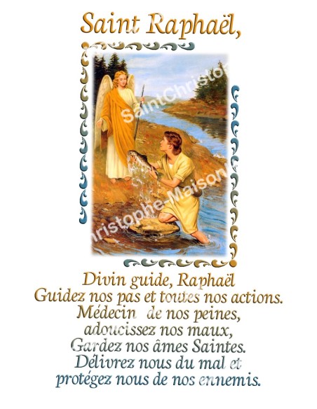 Autocollants Rectangulaires - "Saint Raphaël" - 8 pièces - Français