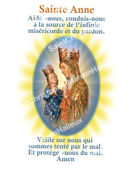 Autocollants Rectangulaires de la Vierge de Banneux 8 pièces