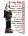 Autocollants Rectangulaires - "Sainte Rita - 1" - 8 pièces - Français