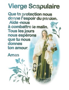 Autocollants Rectangulaires de la Vierge de Banneux 8 pièces