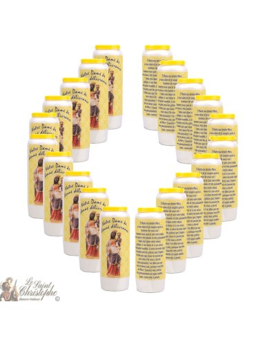 Bougies Neuvaines du Saint Esprit prière Français - Modèle 1 