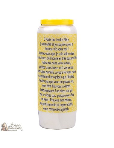 Candele Novene a Spirito Santo modello 1 - Preghiera Francese 