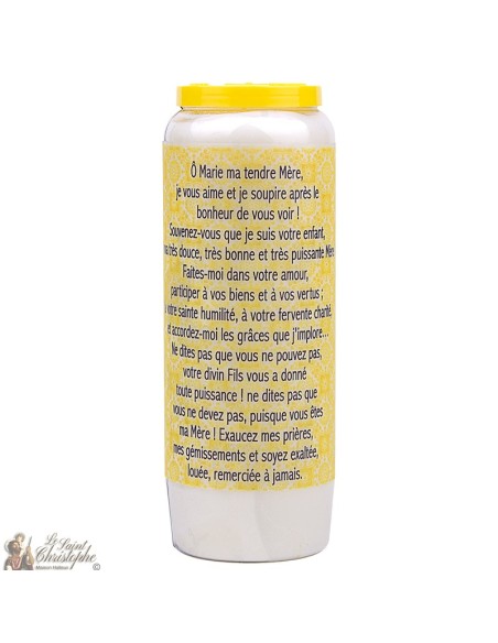 Bougies Neuvaines du Saint Esprit prière Français - Modèle 1 