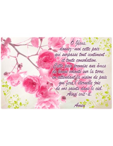 sticker with french prayer - Saint Onofre 2