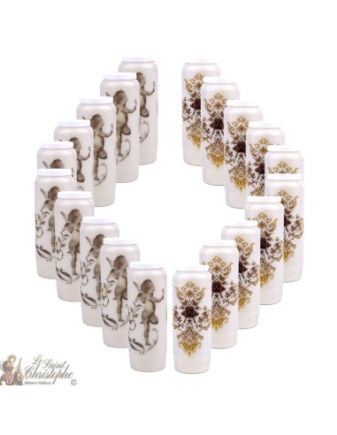  decorative candles with angel image