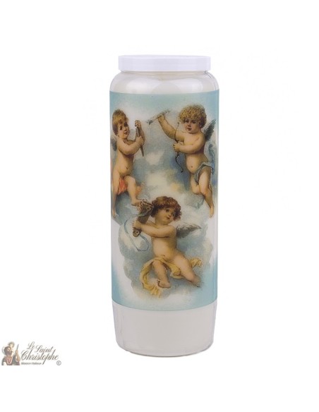  decorative candles with angel image