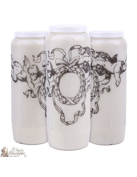 decoratieve kaarsen met engel beeld