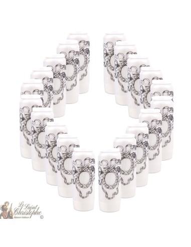  decorative candles with angel image