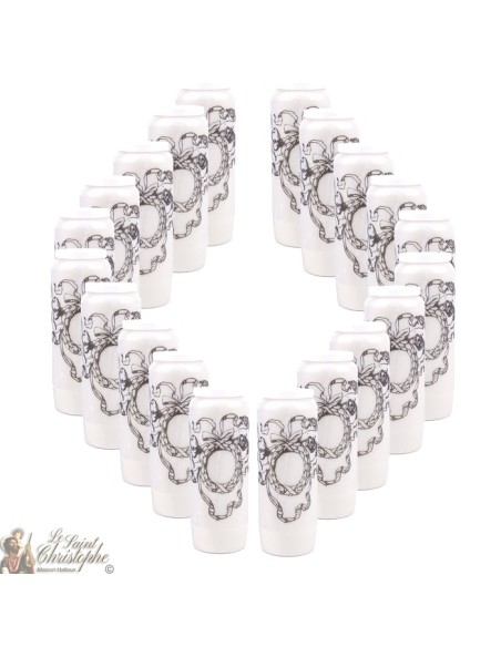 decoratieve kaarsen met engel beeld