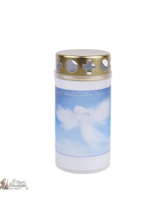 Buiten kaarsen met Blue Angel - Bedekt - French gebed 2