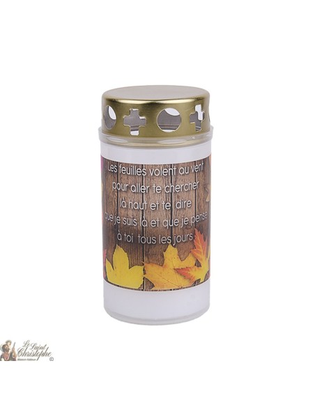 velas de exterior ángel rosado para cementerios - la oración francesa