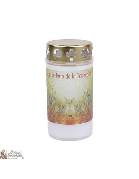 candele all'aperto angelo rosa per cimiteri - la preghiera Francese