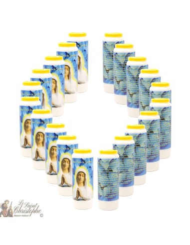 Velas Novena a  - Oración alemán-holandés-Inglés-italiano-francés