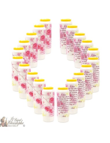 Candles Novenas to  Jesus model 2 – german Prayer