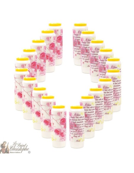 Candles Novenas to  Jesus model 2 – german Prayer