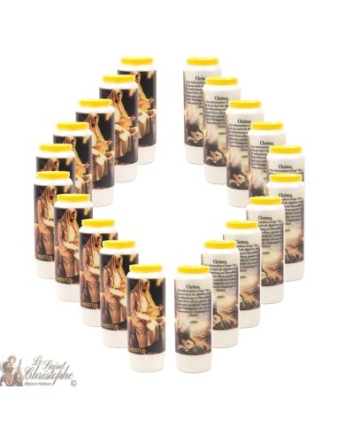 Velas Novena a  Jesús modelo 2 - Oración alemán